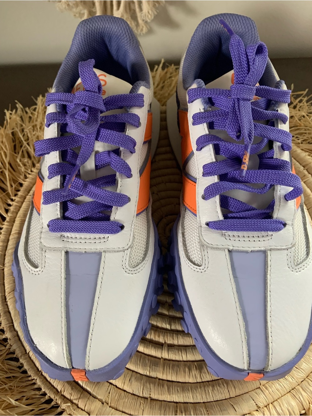 NEW BALANCE X FIGS XC-72 Clemson Orange Purple Sneakers M6 W7.5 - Picture 3 of 13